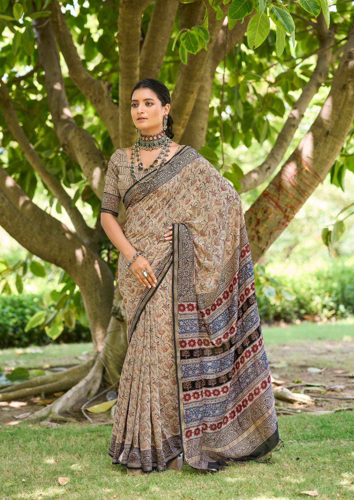 SR PRESENTS KASAK FANCY HANDBLOK PRINTED SAREES CATALOG WHOLESALER AND EXPORTER 