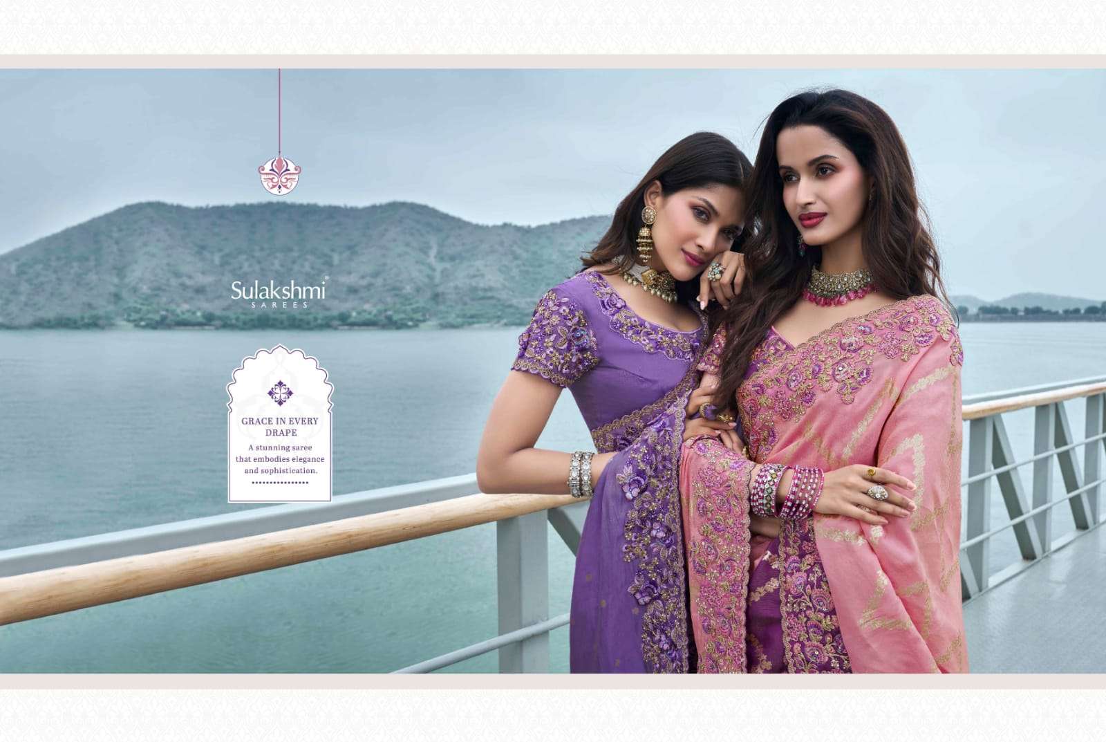SULAKSHMI PRESENTS THE WEDDING SAGA FANCY DESIGNER OCCASION WEAR EXCLUSIVE SAREES CATALOG WHOLESALER AND EXPORTER IN SURAT 