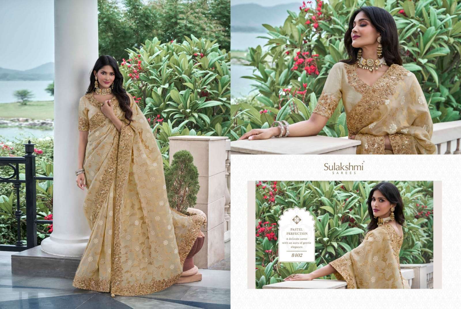 SULAKSHMI PRESENTS THE WEDDING SAGA FANCY DESIGNER OCCASION WEAR EXCLUSIVE SAREES CATALOG WHOLESALER AND EXPORTER IN SURAT 