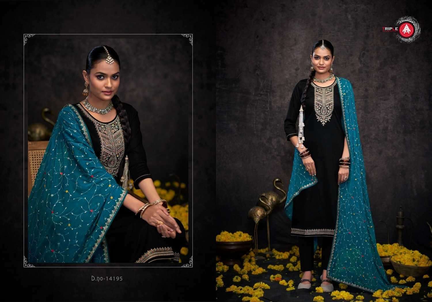 TRIPLE AAA PRESENTS KEERAT VOL-8 JAM SILK COTTON READYMADE FASHIONABLE SALWAR SUIT CATALOG WHOLESALER AND EXPORTER 