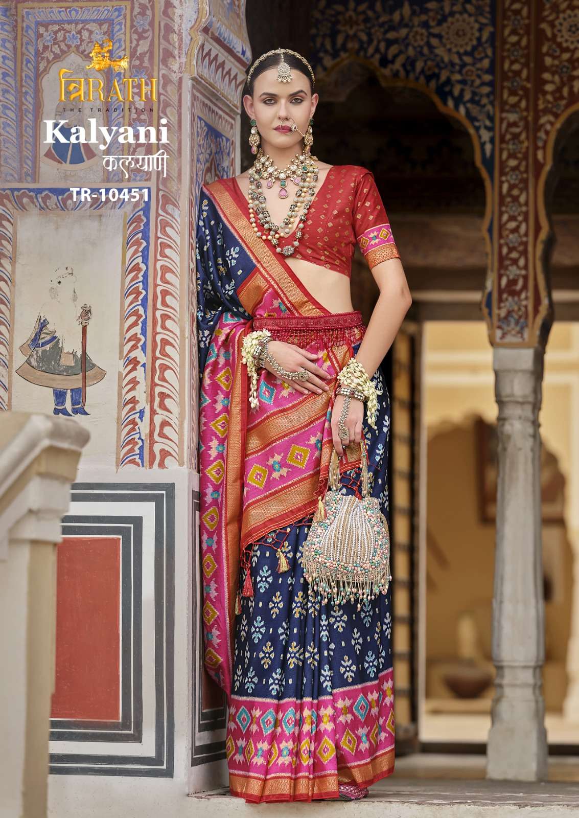 TRIRATH PRESENT KALYANI FANCY PATOLA SAREES CATALOG WHOLESALER AND EXPORTER IN SURAT  