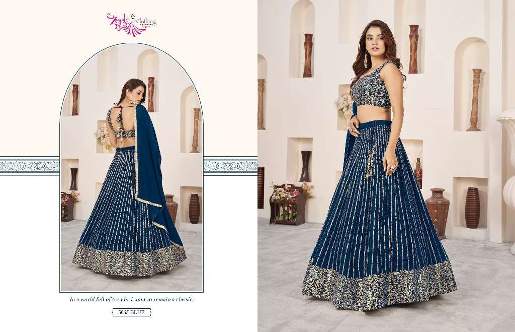 Zeel Clothing Presents Anchal Vol-3 Wholesale Designer Lehengas Choli Catalog Wholesaler And Exporter In Surat