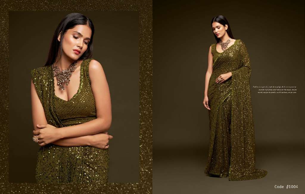 Zeel Clothing Presents Starlit Saree Vol-1 Wholesale Function Wear Sarees Catalog Wholesaler And Exporter 