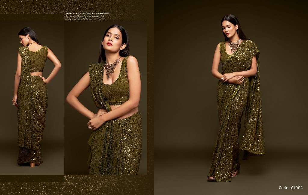Zeel Clothing Presents Starlit Saree Vol-1 Wholesale Function Wear Sarees Catalog Wholesaler And Exporter 