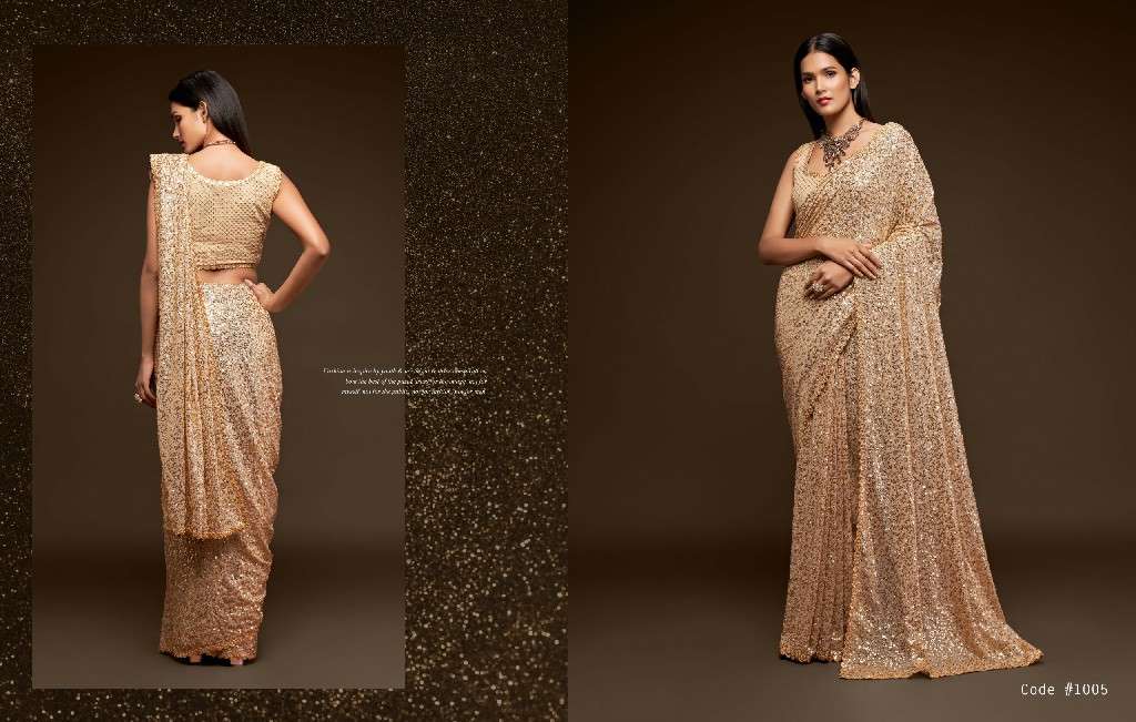 Zeel Clothing Presents Starlit Saree Vol-1 Wholesale Function Wear Sarees Catalog Wholesaler And Exporter 