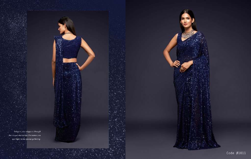 Zeel Clothing Presents Starlit Saree Vol-1 Wholesale Function Wear Sarees Catalog Wholesaler And Exporter 