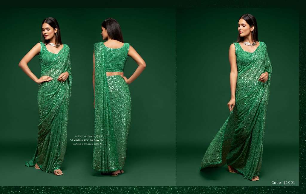 Zeel Clothing Presents Starlit Saree Vol-1 Wholesale Function Wear Sarees Catalog Wholesaler And Exporter 