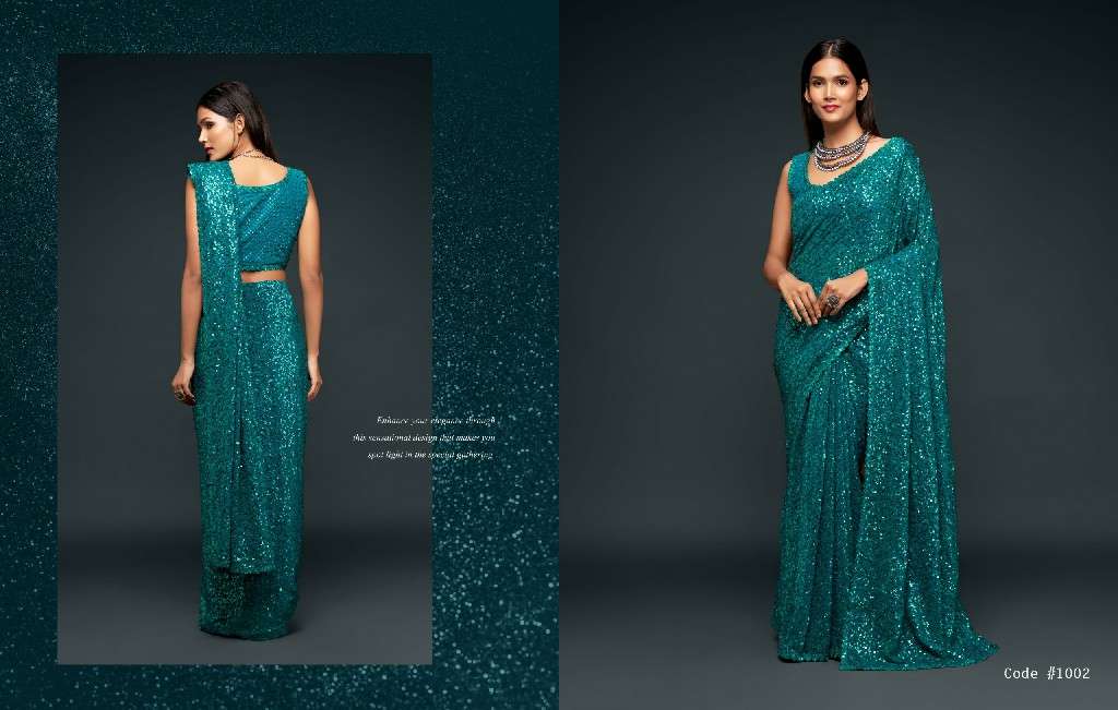 Zeel Clothing Presents Starlit Saree Vol-1 Wholesale Function Wear Sarees Catalog Wholesaler And Exporter 