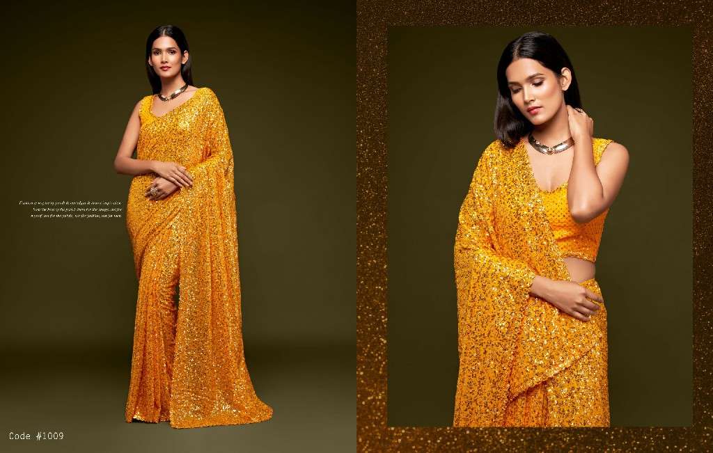 Zeel Clothing Presents Starlit Saree Vol-1 Wholesale Function Wear Sarees Catalog Wholesaler And Exporter 