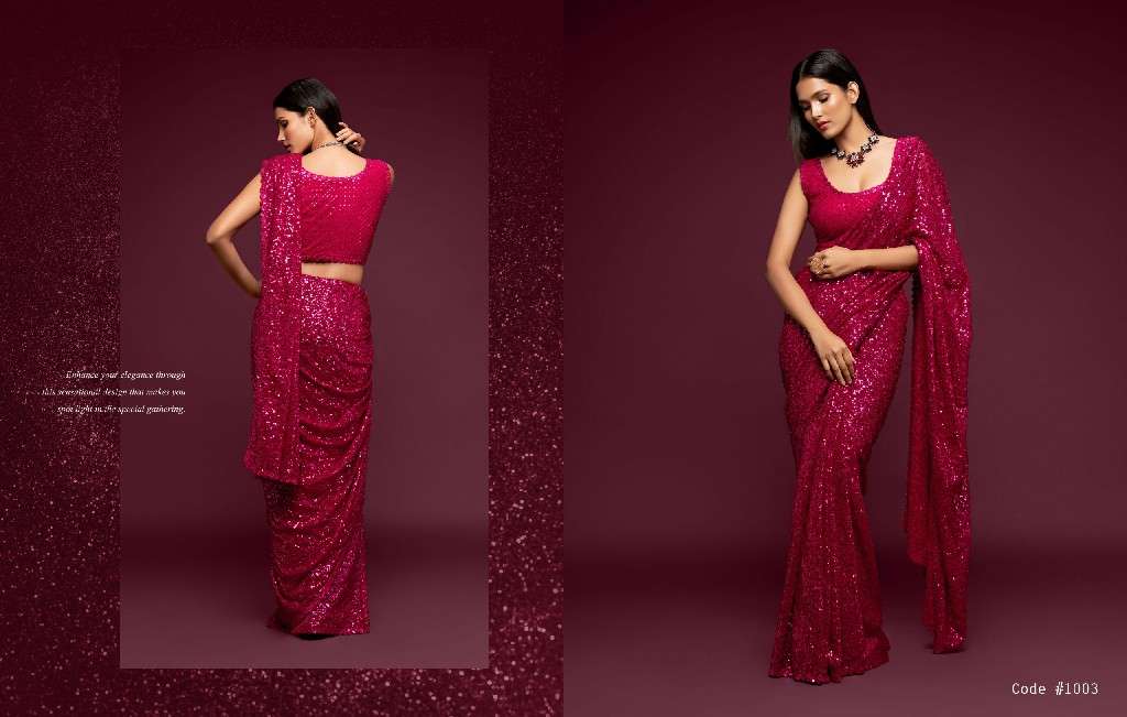 Zeel Clothing Presents Starlit Saree Vol-1 Wholesale Function Wear Sarees Catalog Wholesaler And Exporter 