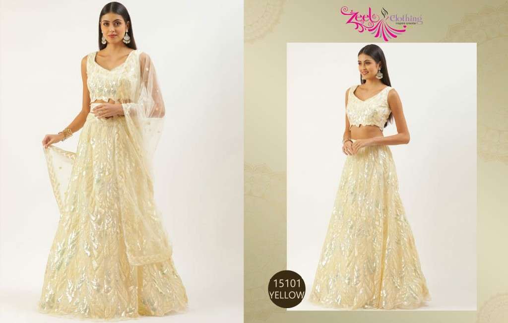 Zeel Clothing Vol-24 Wholesale Soft Net Designer Lehengas Choli Catalog Wholesaler And Exporter 