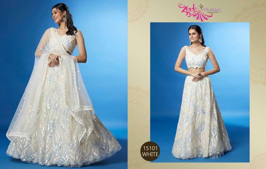 Zeel Clothing Vol-24 Wholesale Soft Net Designer Lehengas Choli Catalog Wholesaler And Exporter 