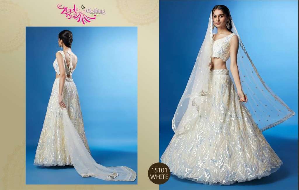 Zeel Clothing Vol-24 Wholesale Soft Net Designer Lehengas Choli Catalog Wholesaler And Exporter 
