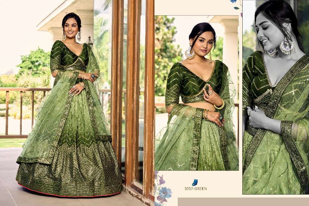 Zeel Presents Kimaya Wholesale Chinon Fabric Designer Lehenga Choli Catalog Wholesaler And Exporter 