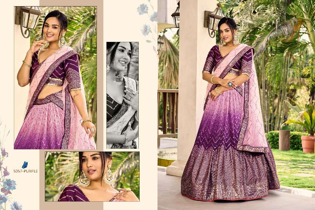 Zeel Presents Kimaya Wholesale Chinon Fabric Designer Lehenga Choli Catalog Wholesaler And Exporter 