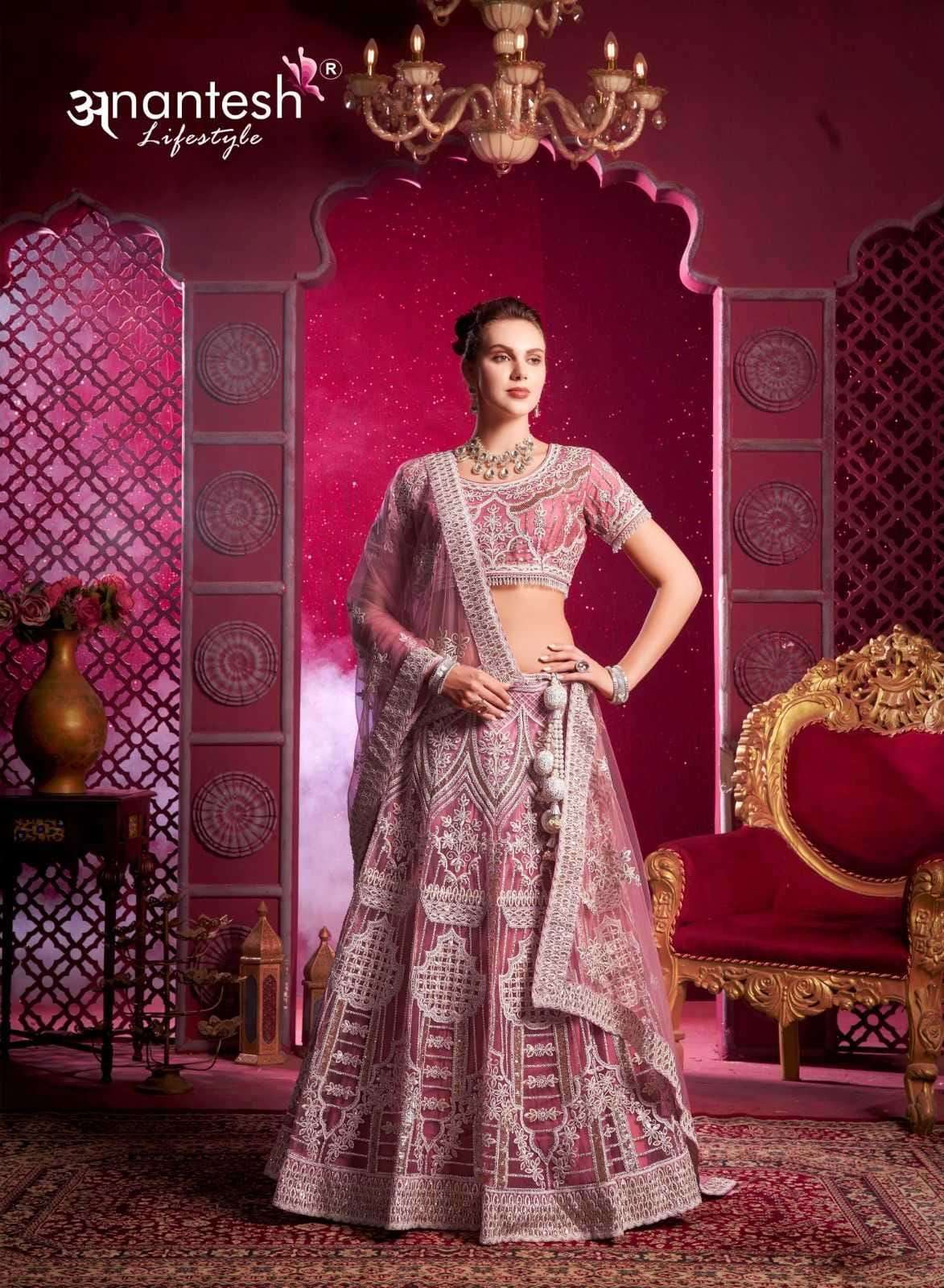 ANANTESH LIFESTYLE PRESENTS BRIDLE COUTURE VOL-4 ZARKANS MIRROR FULL STITCH BRIDAL CHANIYA CHOLI CATALOG WHOLESALER AND EXPORTER IN SURAT