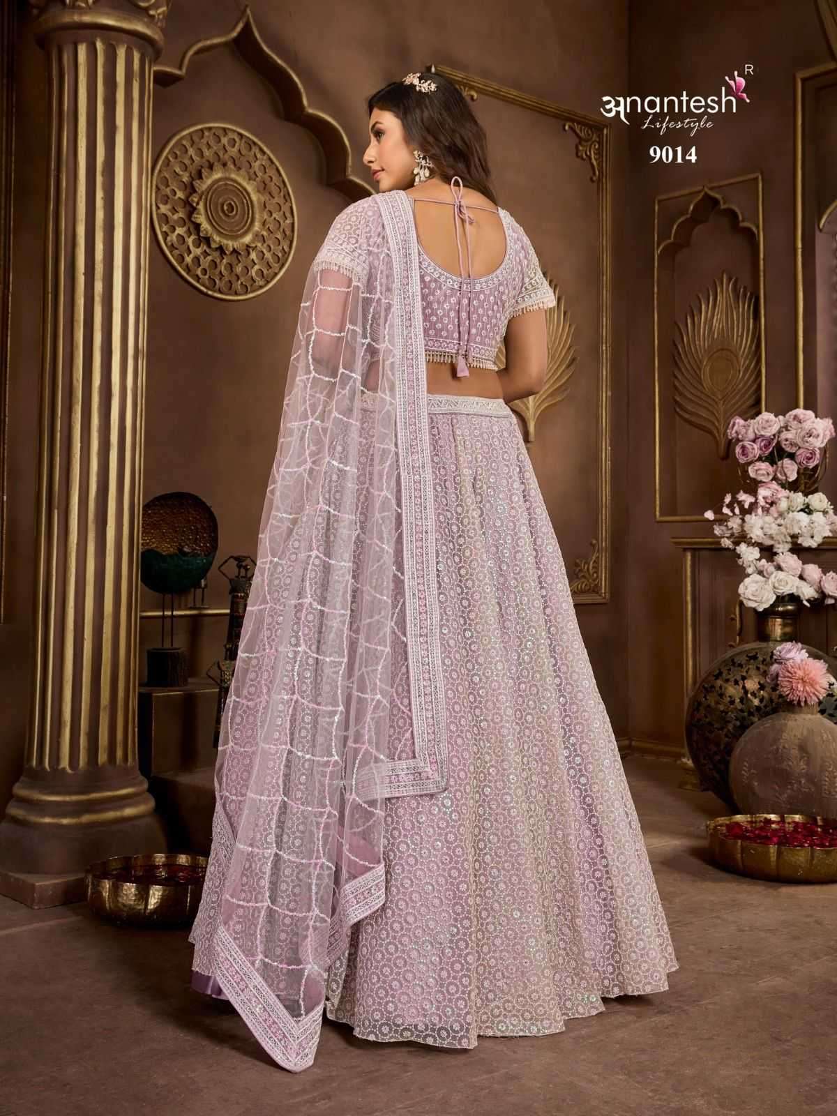 ANANTESH LIFESTYLE PRESENTS BRIDLE COUTURE VOL-5 ZARKANS MIRROR FULL STITCH BRIDAL CHANIYA CHOLI CATALOG WHOLESALER AND EXPORTER IN SURAT