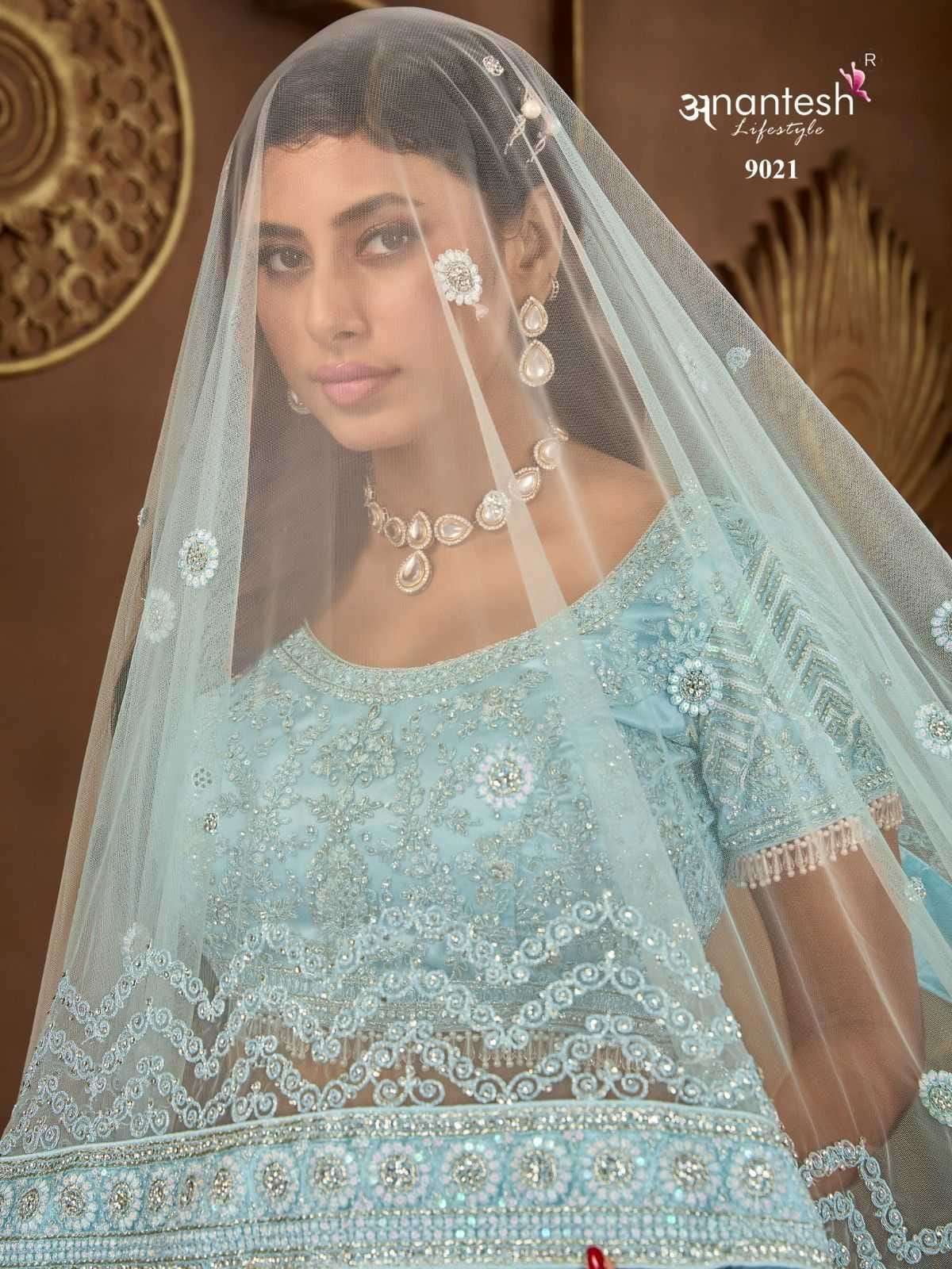 ANANTESH LIFESTYLE PRESENTS BRIDLE COUTURE VOL-5 ZARKANS MIRROR FULL STITCH BRIDAL CHANIYA CHOLI CATALOG WHOLESALER AND EXPORTER IN SURAT