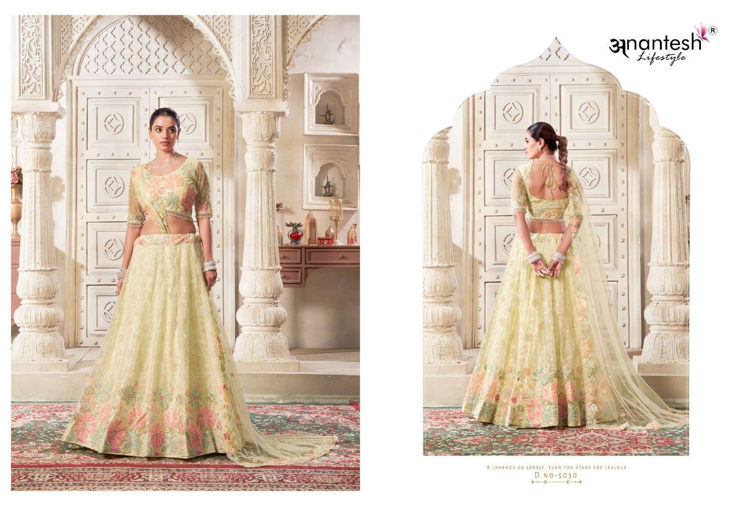 ANANTESH LIFESTYLE PRESENTS OCCASIONS VOL-9 FULL STITCH BEST LEHENGA FOR WEDDING CATALOG WHOLESALER AND EXPORTER IN SURAT