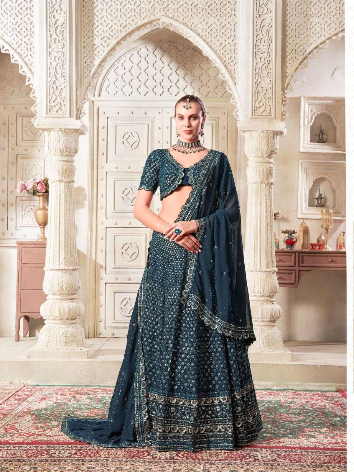 ANANTESH LIFESTYLE PRESENTS OCCASIONS VOL-9 FULL STITCH BEST LEHENGA FOR WEDDING CATALOG WHOLESALER AND EXPORTER IN SURAT