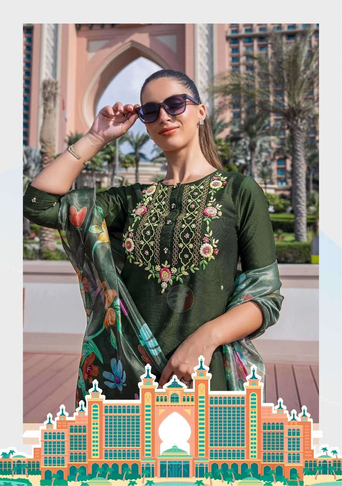 ANJU FAB PRESENTS GAZAL VOL-5 VISCOSE NYLON READYMADE PLUS SIZE KURTIS CATALOG WHOLESALER AND EXPORTER 
