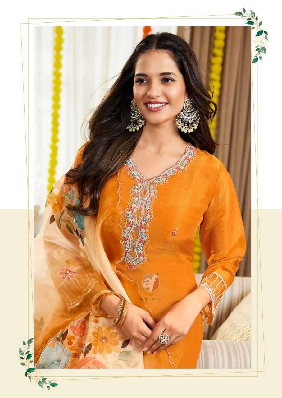 ANJU FAB PRESENTS SAHELI  TISSUE SHIMMER READYMADE TRENDY SALWAR SUITS CATALOG WHOLESALER AND EXPORTER 