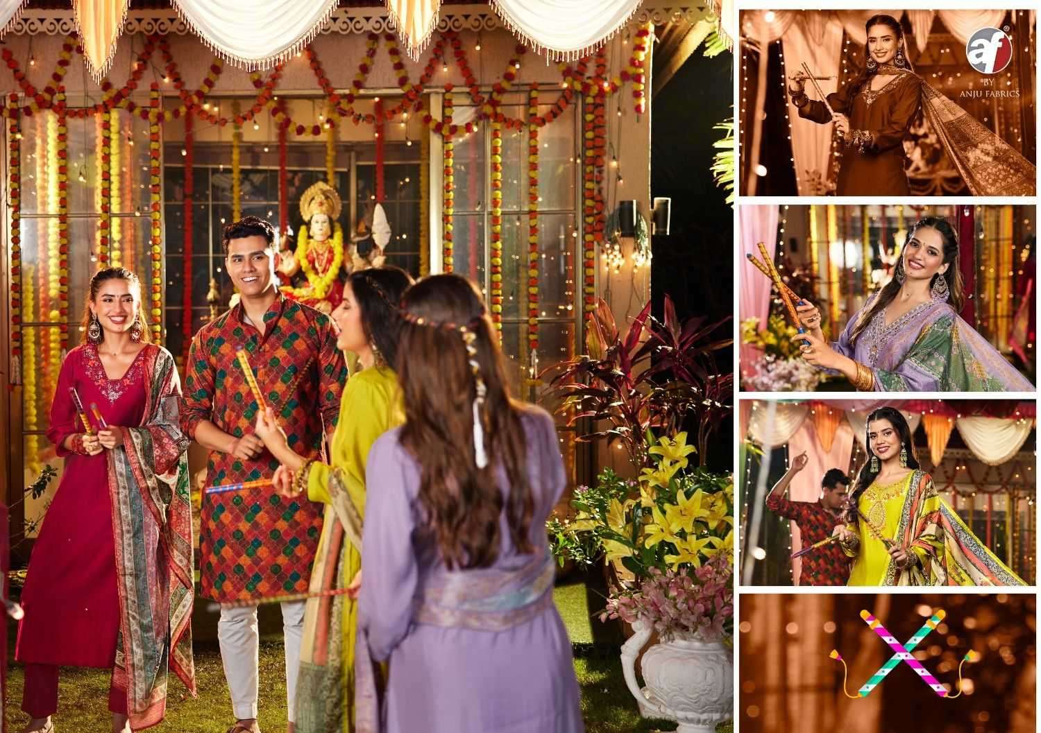 ANJU FAB PRESENTS SHARARAT VOL-8 MODAL SILK READYMADE HANDWORK BIG SIZE PARTY WEAR SUIT