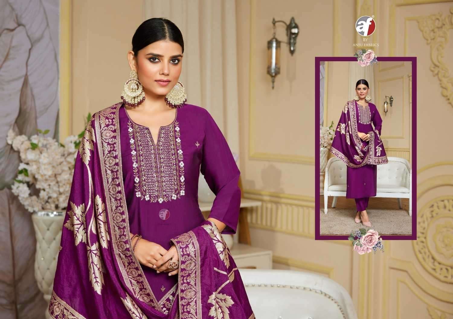 ANJU FAB PRESENTS VASTRA VOL-4 ROMAN SILK READYMADE COLLECTION LADIES KURTIS CATALOG WHOLESALER AND EXPORTER 