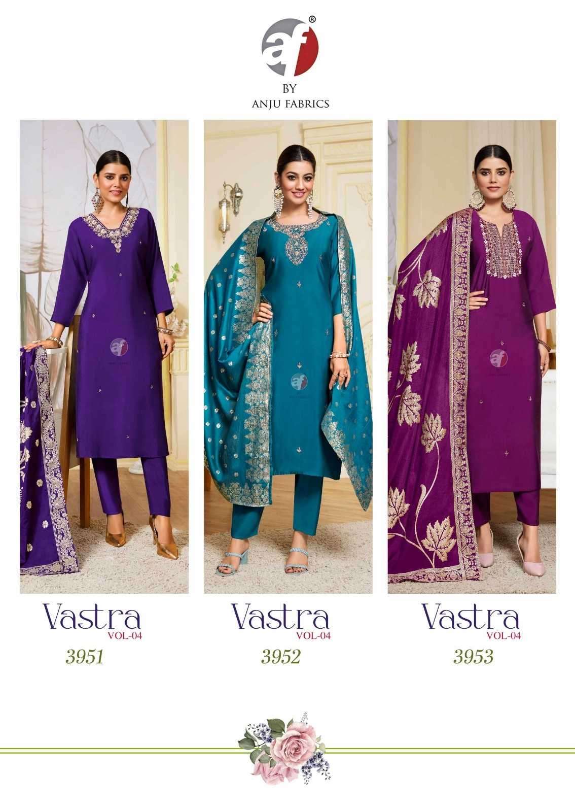 ANJU FAB PRESENTS VASTRA VOL-4 ROMAN SILK READYMADE COLLECTION LADIES KURTIS CATALOG WHOLESALER AND EXPORTER 