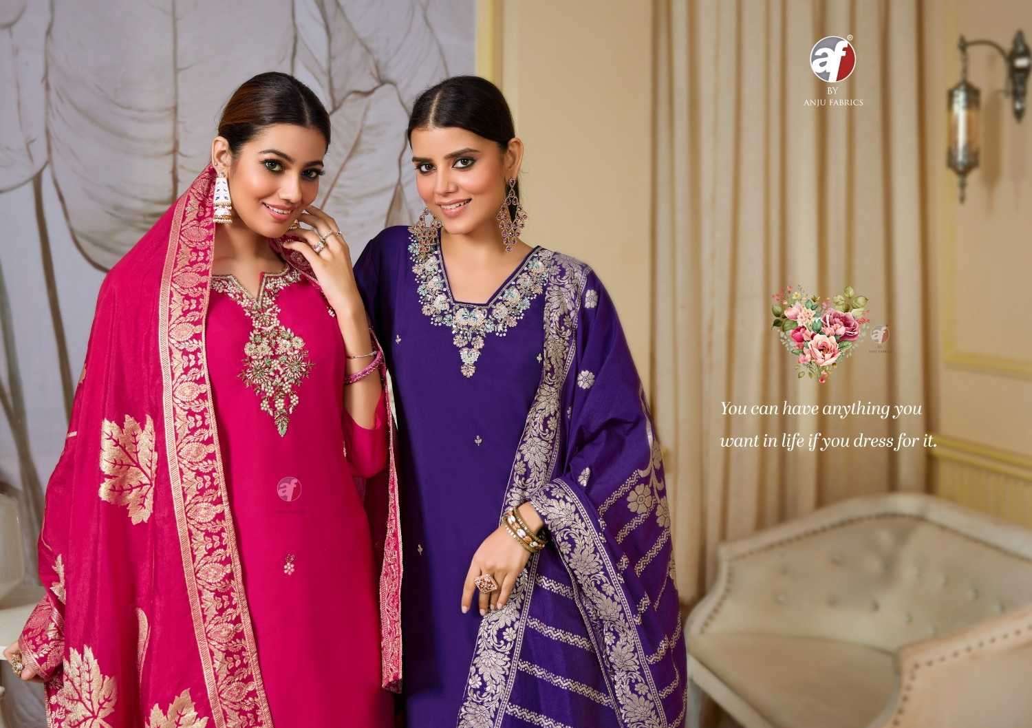 ANJU FAB PRESENTS VASTRA VOL-4 ROMAN SILK READYMADE COLLECTION LADIES KURTIS CATALOG WHOLESALER AND EXPORTER 