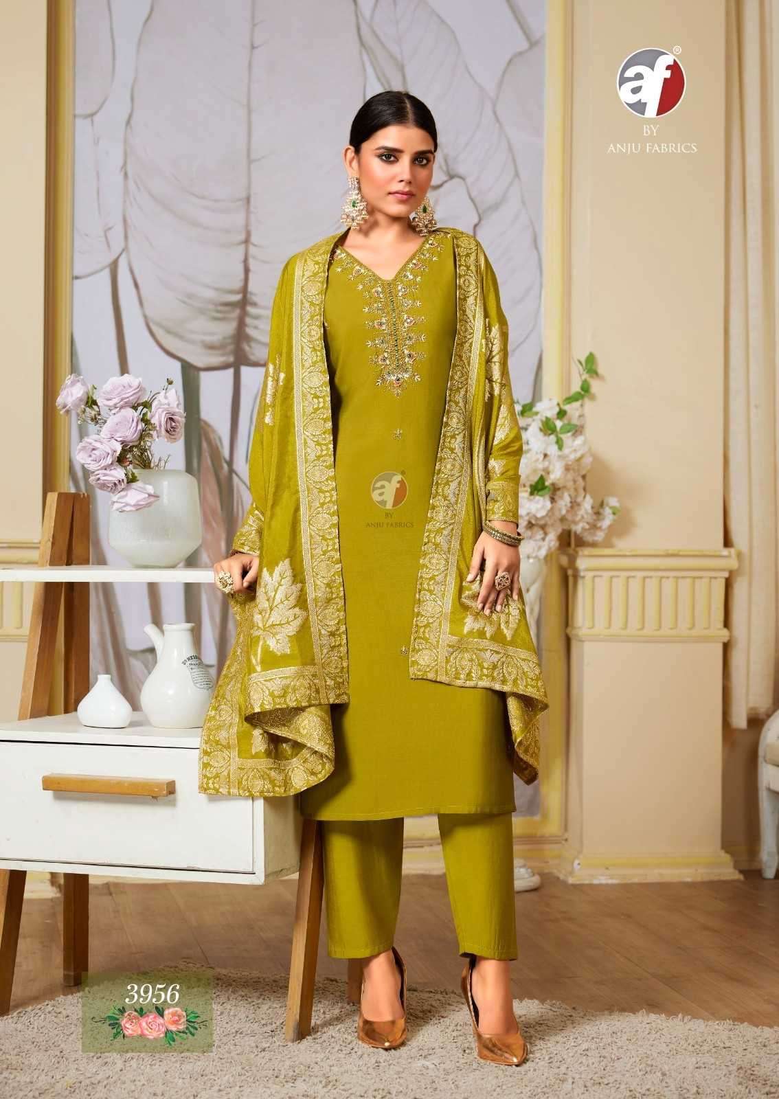 ANJU FAB PRESENTS VASTRA VOL-4 ROMAN SILK READYMADE COLLECTION LADIES KURTIS CATALOG WHOLESALER AND EXPORTER 