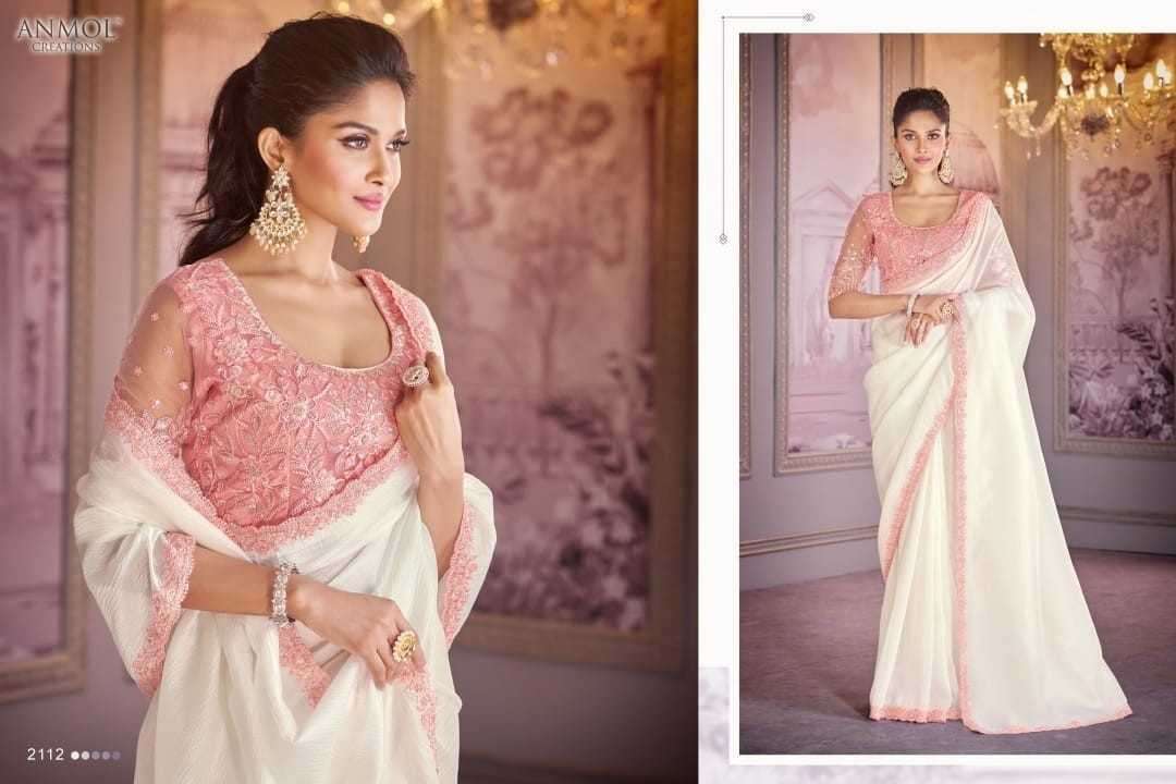 ANMOL CREATION PRESENTS KAINA VOL-2 2101-2116 FANCY PARTY WEAR SAREE FOR WOMEN CATALOG WHOLESALER AND EXPORTER 