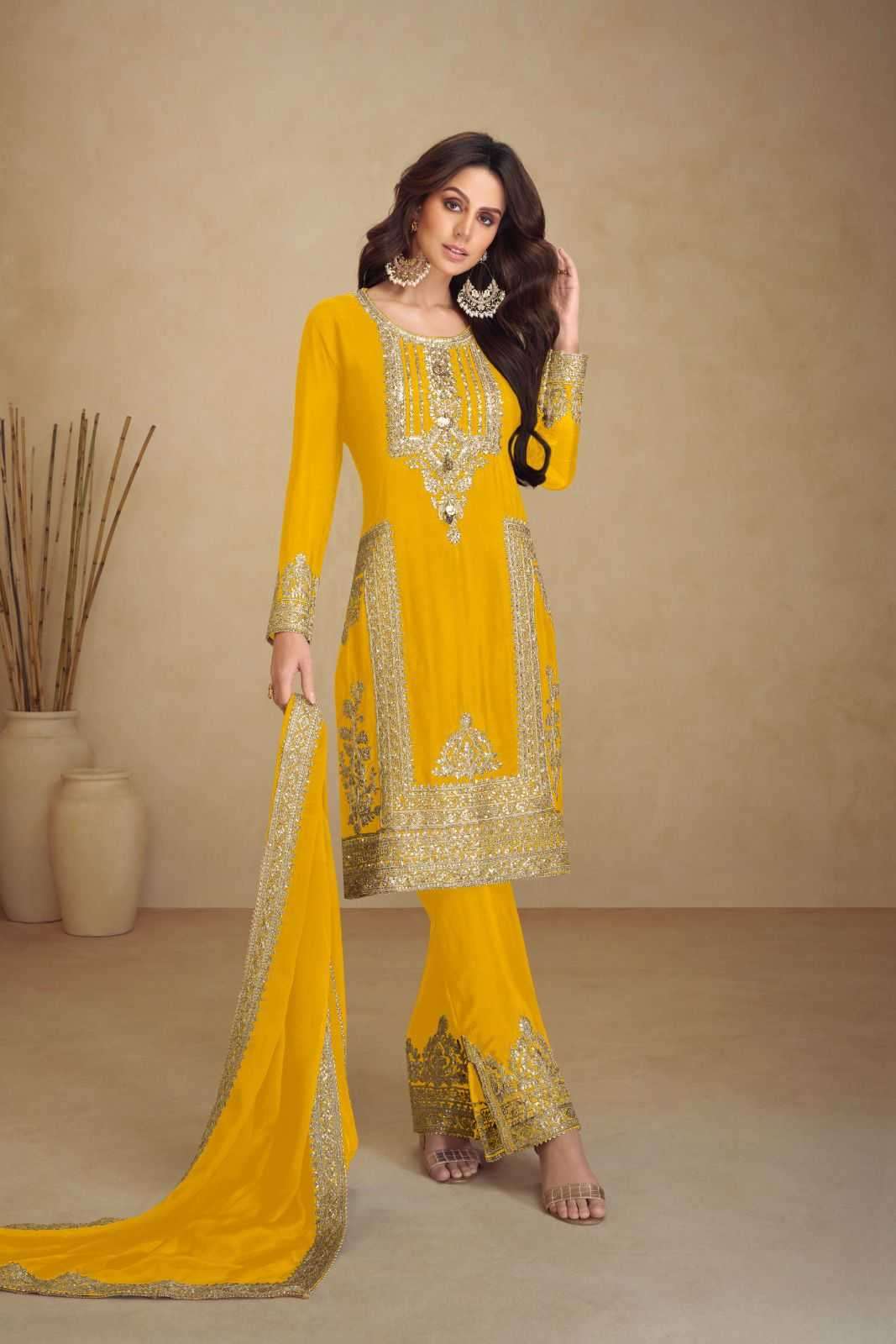 GULKAYRA DESIGNER PRESENTS APSARA VOL 2 CHINON READYMADE PARTY WEAR 3PCS DRESS CATALOG WHOLESALER AND EXPORTER 