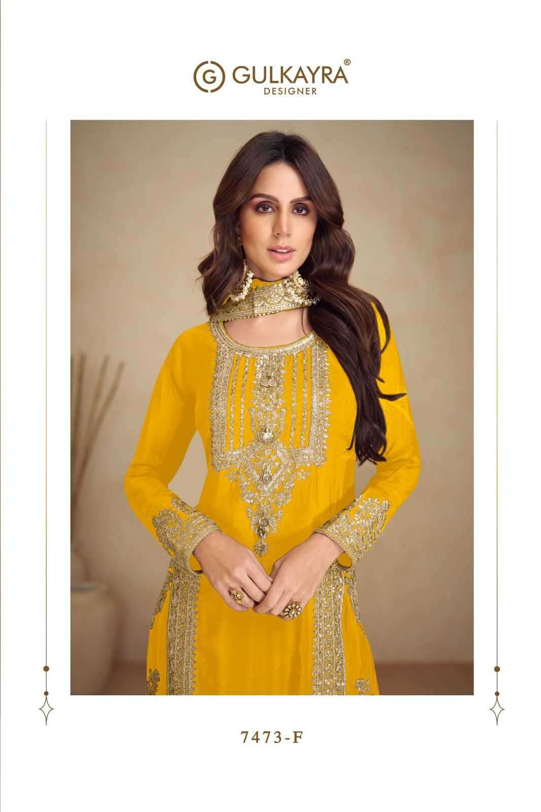 GULKAYRA DESIGNER PRESENTS APSARA VOL 2 CHINON READYMADE PARTY WEAR 3PCS DRESS CATALOG WHOLESALER AND EXPORTER 