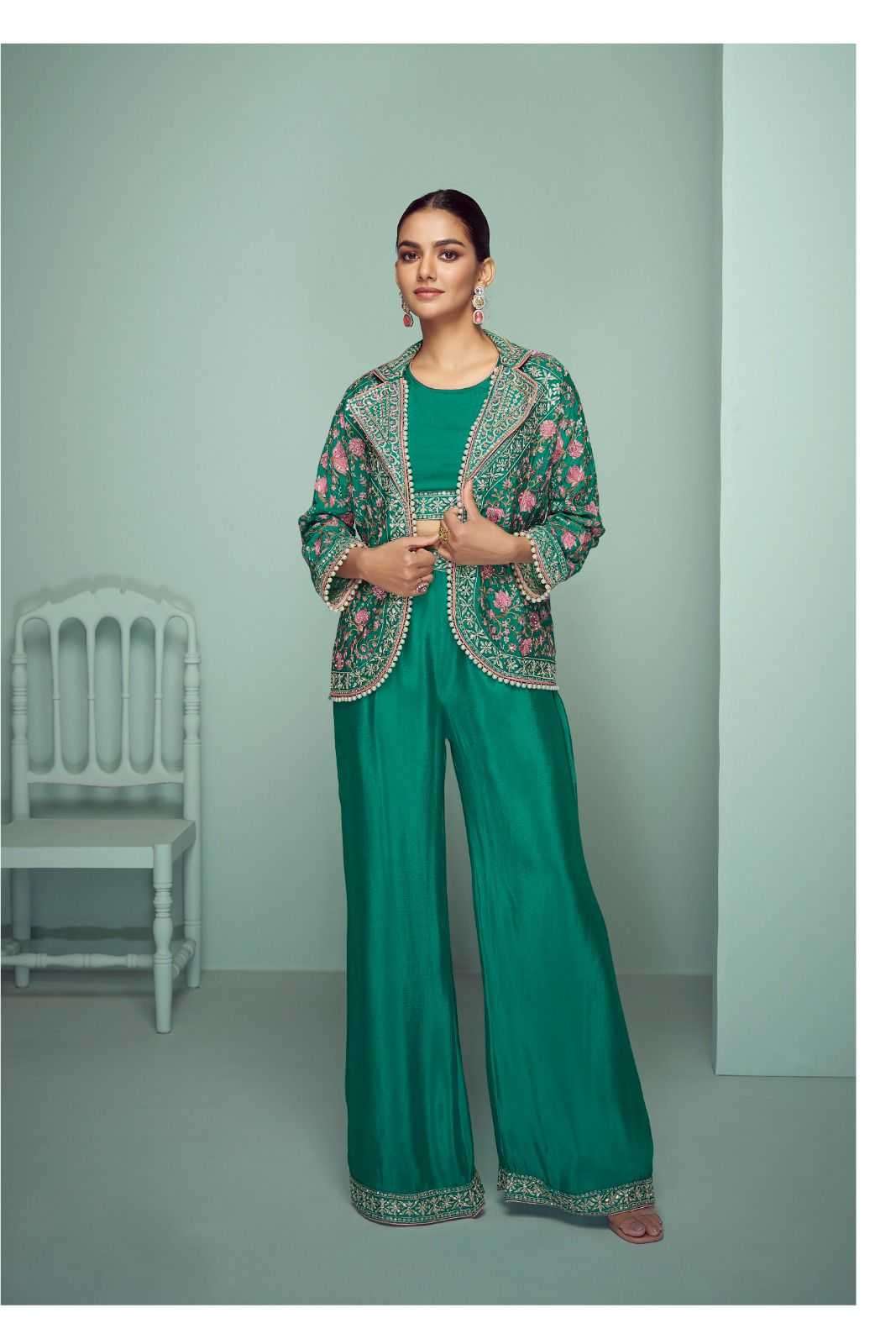 GULKAYRA DESIGNER PRESENTS MARIYAM CHINON EXCLUSIVE DESIGN FULL STITCH INDO WESTERN DRESS CATALOG WHOLESALER AND EXPORTER 