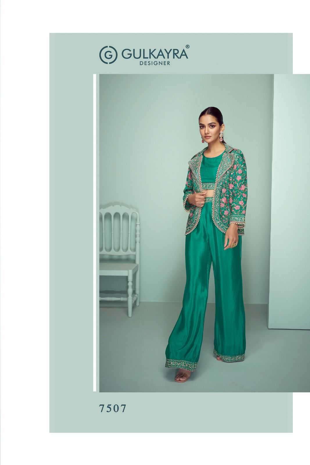 GULKAYRA DESIGNER PRESENTS MARIYAM CHINON EXCLUSIVE DESIGN FULL STITCH INDO WESTERN DRESS CATALOG WHOLESALER AND EXPORTER 