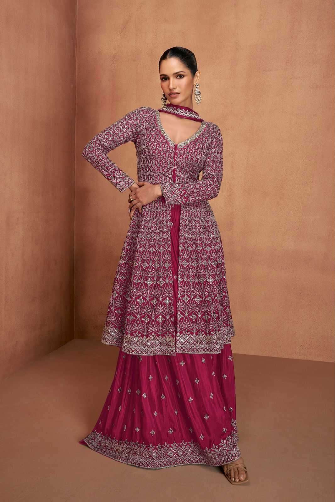 GULKAYRA DESIGNER PRESENTS VIANA CHINON READYMADE SKIRT KURTI WITH DUPATTA CATALOG WHOLESALER AND EXPORTER 