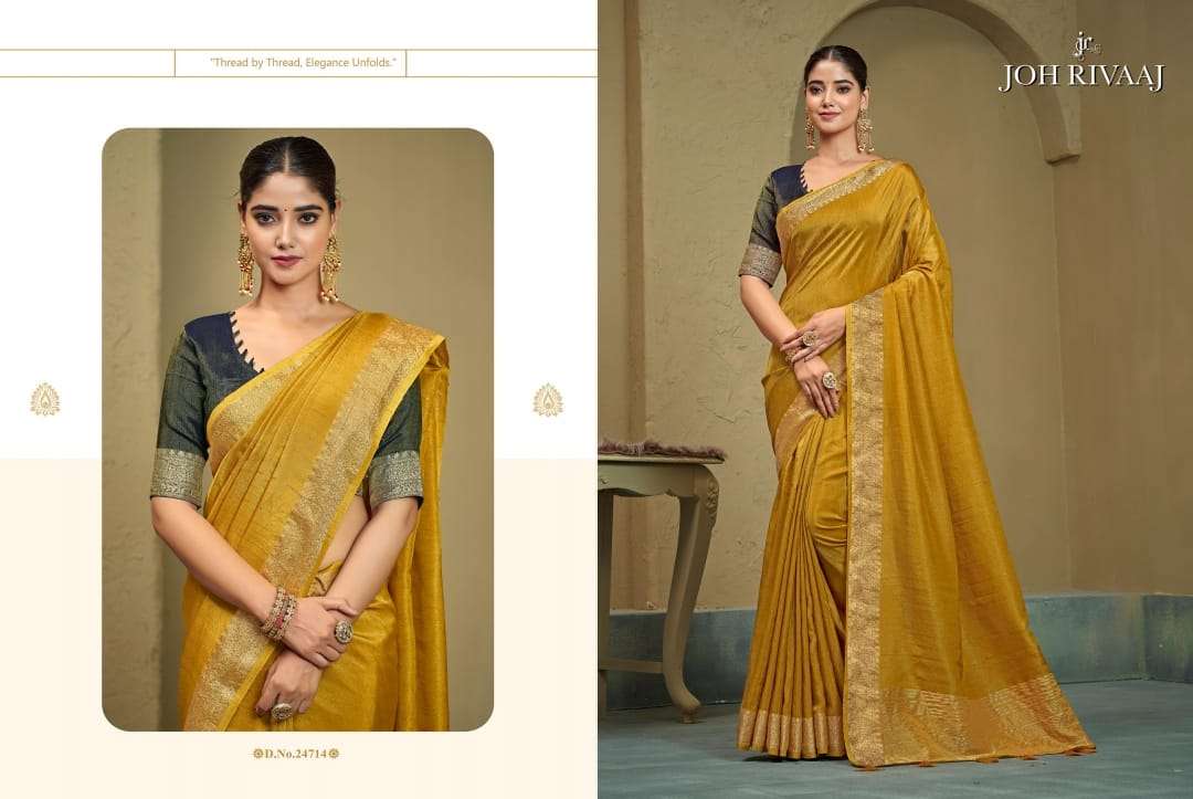 JOH RIVAAJ PRESENTS JARINA EXCLUSIVE DOLA SILK SAREE CATALOG WHOLESALER AND EXPORTER 