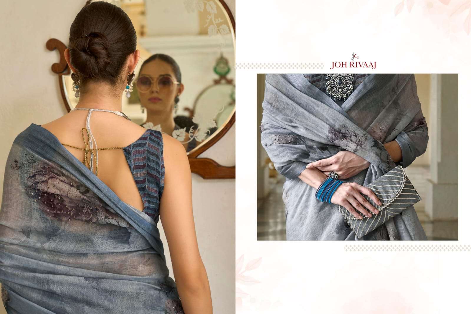 JOH RIVAAJ PRESENTS JAYMEE EXCLUSIVE FANCY SAREE CATALOG WHOLESALER AND EXPORTER 