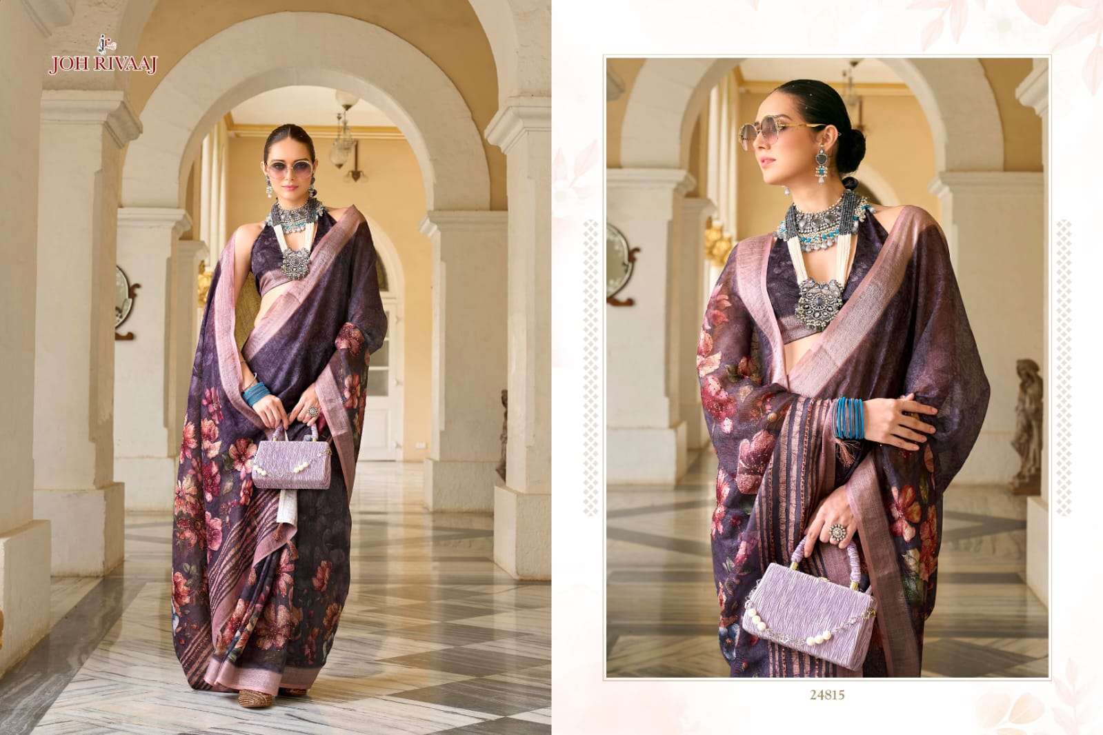 JOH RIVAAJ PRESENTS JAYMEE EXCLUSIVE FANCY SAREE CATALOG WHOLESALER AND EXPORTER 