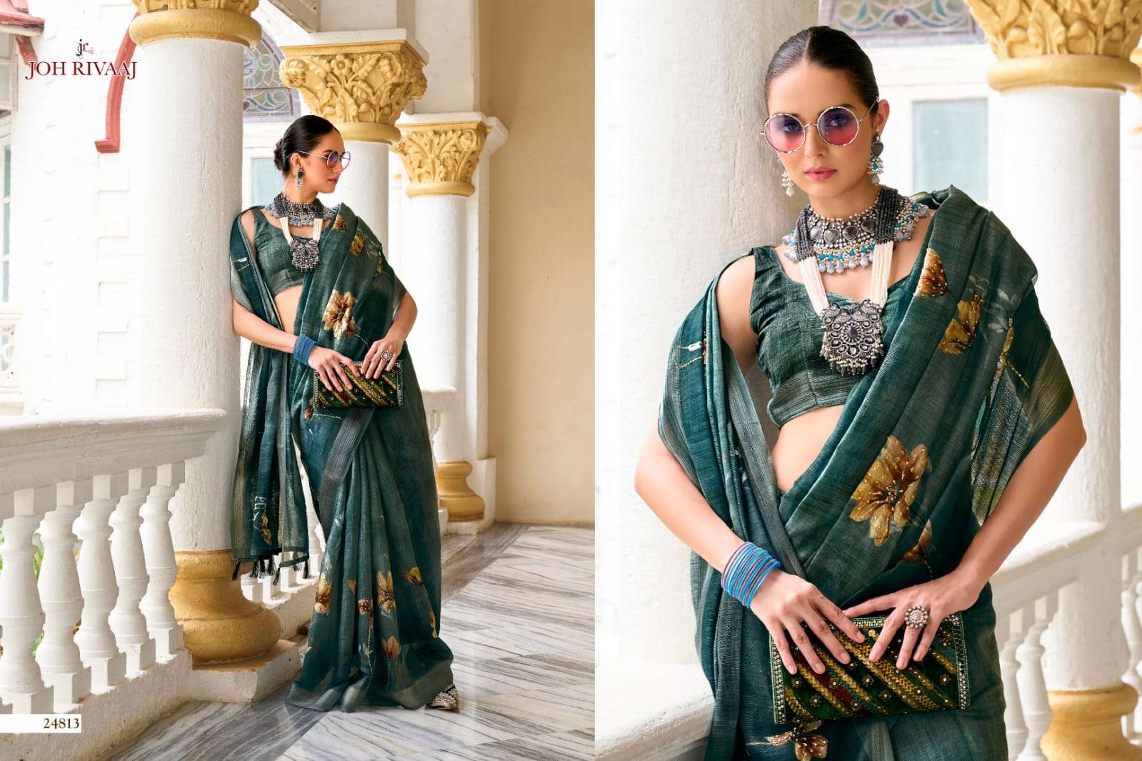 JOH RIVAAJ PRESENTS JAYMEE EXCLUSIVE FANCY SAREE CATALOG WHOLESALER AND EXPORTER 