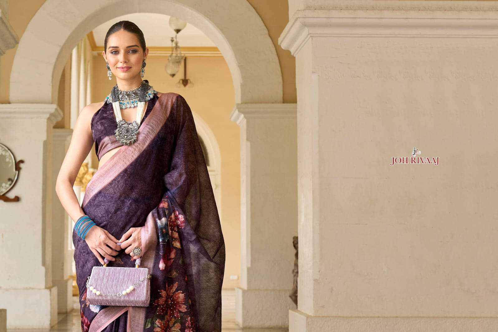 JOH RIVAAJ PRESENTS JAYMEE EXCLUSIVE FANCY SAREE CATALOG WHOLESALER AND EXPORTER 