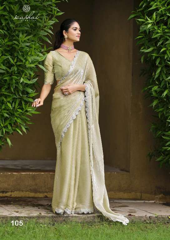 KASHVI CREATION PRESENTS EMERALD VOL-1 FANCY TRADITIONAL SAREE WITH BLOUSE CATALOG WHOLESALER AND EXPORTER 