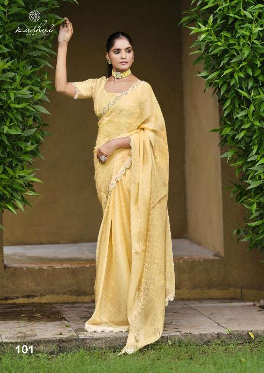 KASHVI CREATION PRESENTS EMERALD VOL-1 FANCY TRADITIONAL SAREE WITH BLOUSE CATALOG WHOLESALER AND EXPORTER 