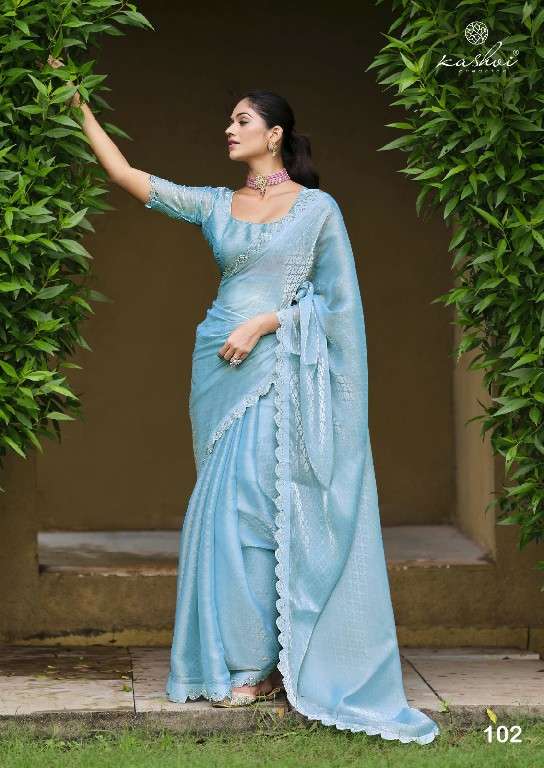 KASHVI CREATION PRESENTS EMERALD VOL-1 FANCY TRADITIONAL SAREE WITH BLOUSE CATALOG WHOLESALER AND EXPORTER 