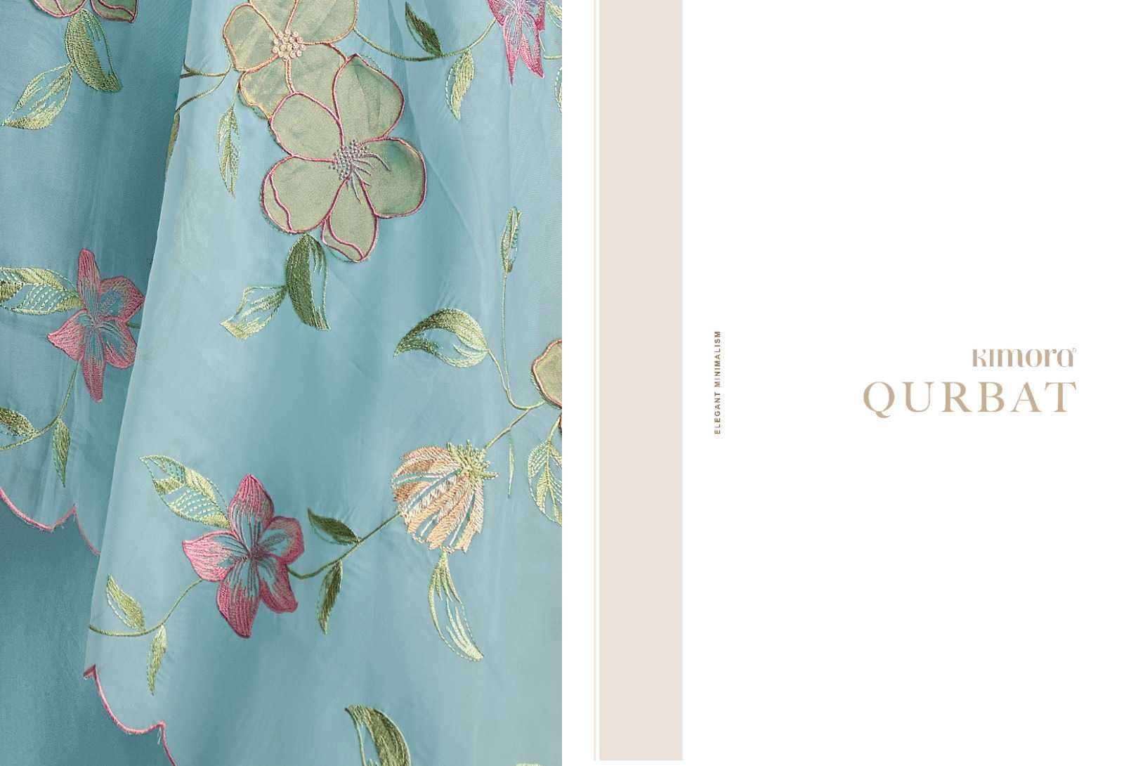 KIMORA PRESENTS QURBAT VOL-51 STYLISH SILK LADIES 3PCS SUITS CATALOG WHOLESALER AND EXPORTER 