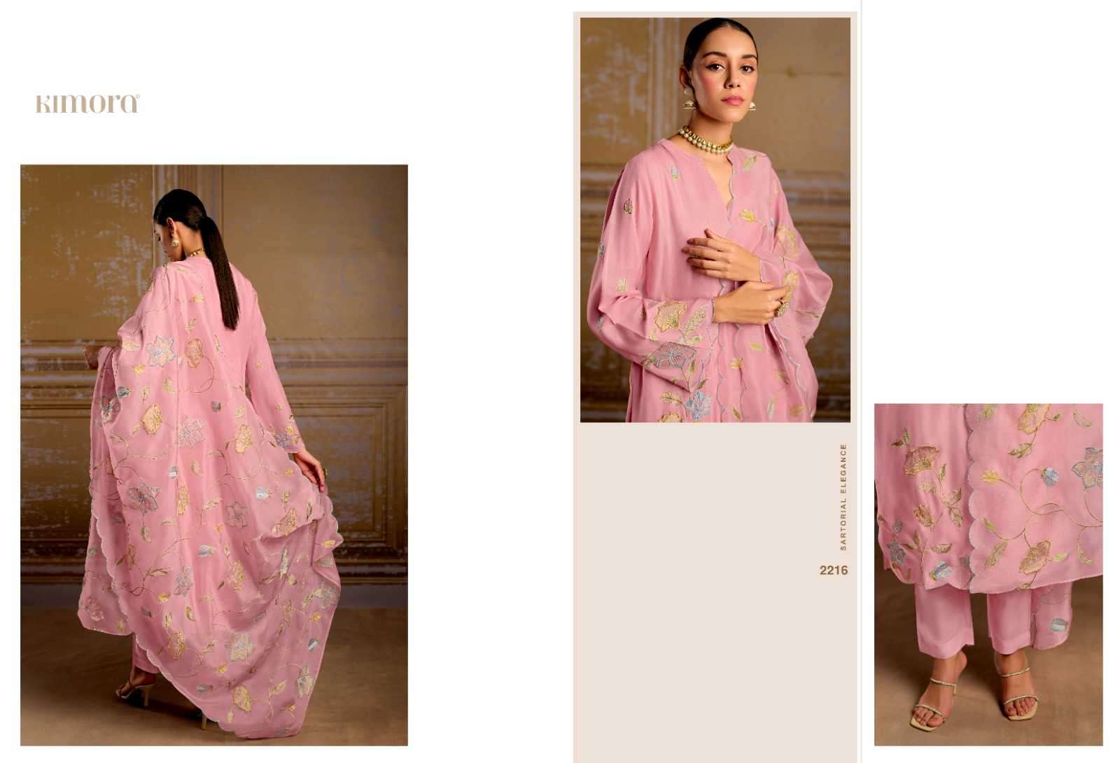 KIMORA PRESENTS QURBAT VOL-51 STYLISH SILK LADIES 3PCS SUITS CATALOG WHOLESALER AND EXPORTER 