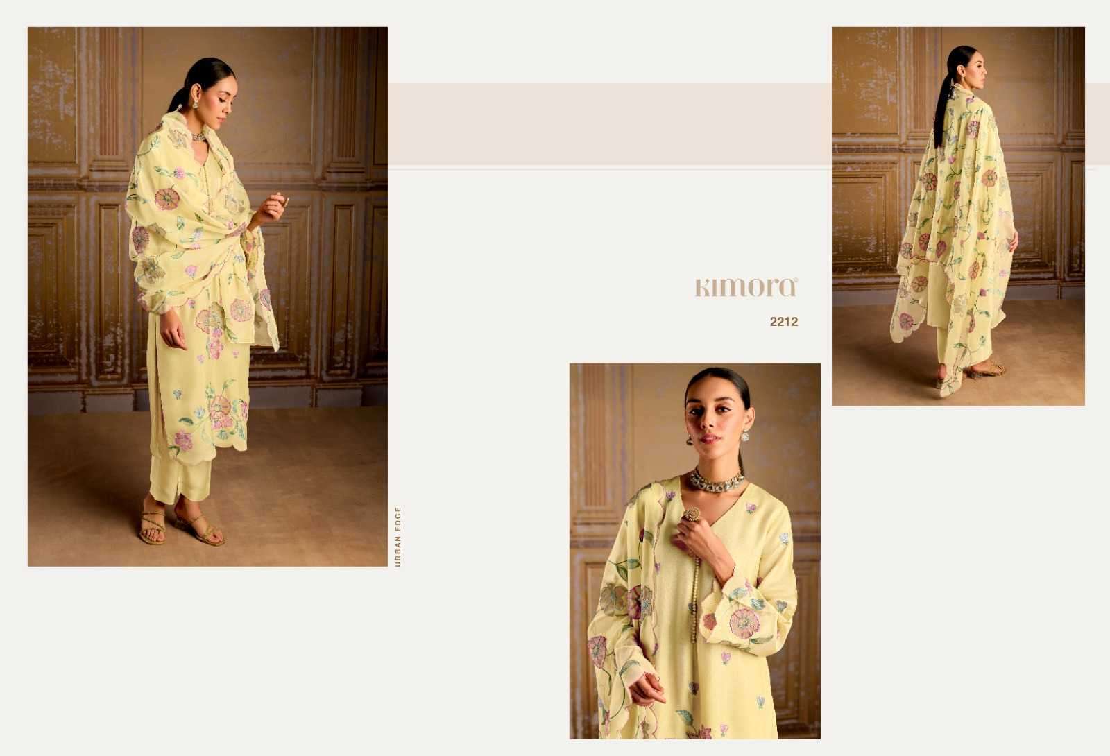 KIMORA PRESENTS QURBAT VOL-51 STYLISH SILK LADIES 3PCS SUITS CATALOG WHOLESALER AND EXPORTER 