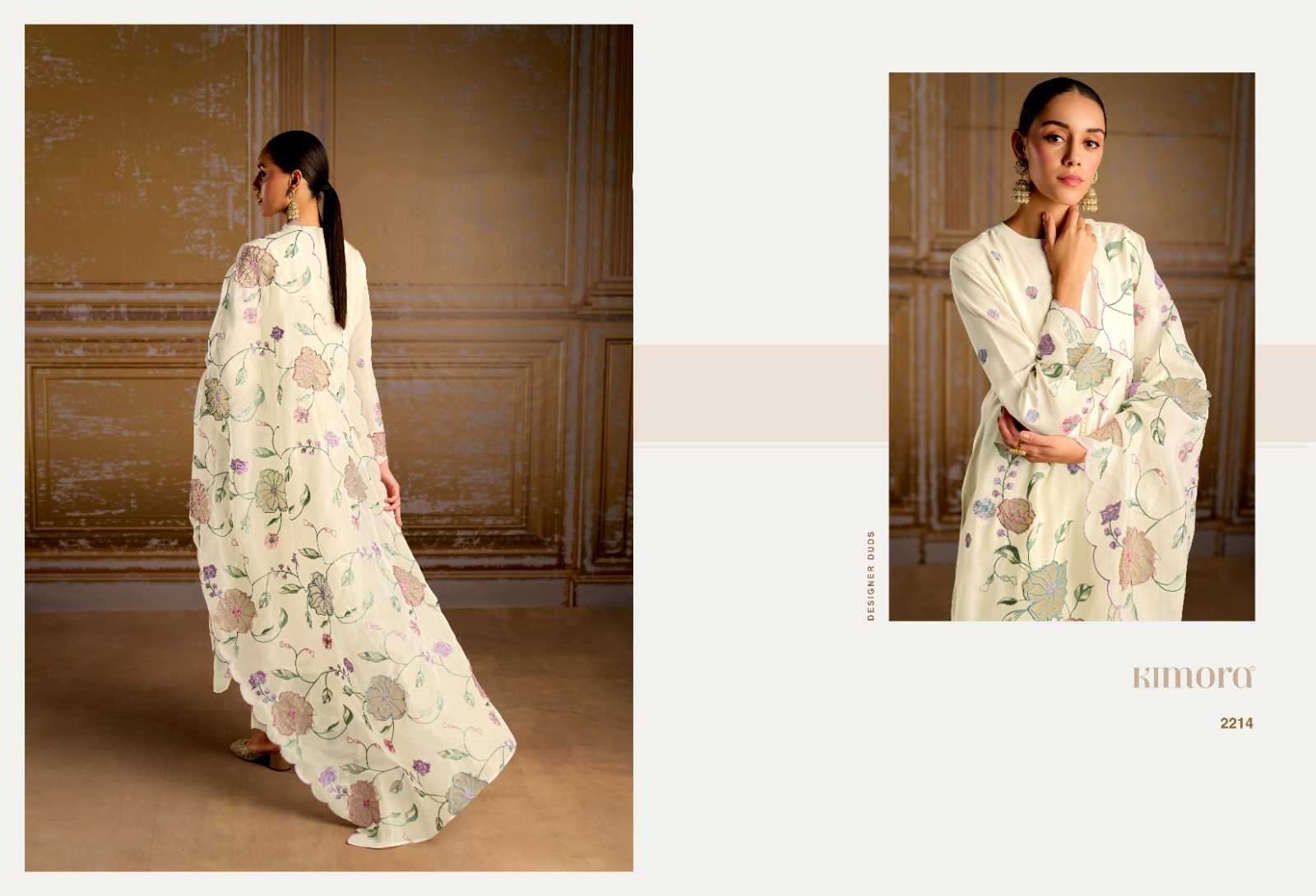 KIMORA PRESENTS QURBAT VOL-51 STYLISH SILK LADIES 3PCS SUITS CATALOG WHOLESALER AND EXPORTER 