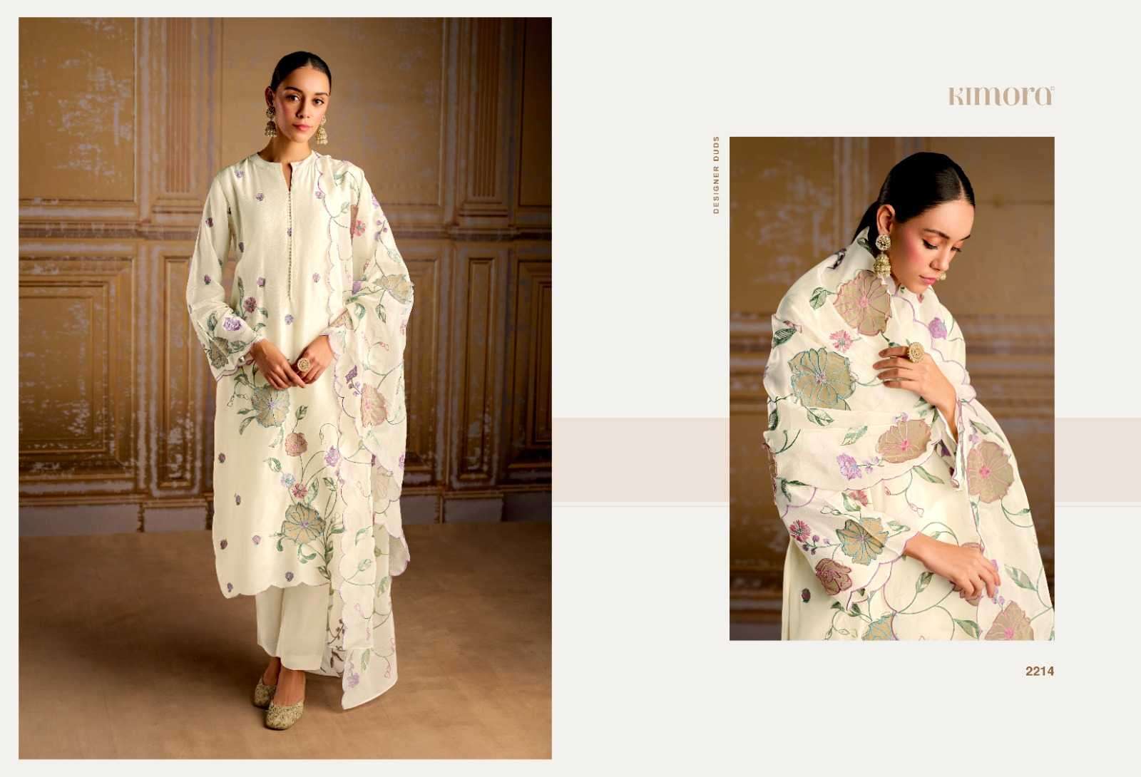 KIMORA PRESENTS QURBAT VOL-51 STYLISH SILK LADIES 3PCS SUITS CATALOG WHOLESALER AND EXPORTER 
